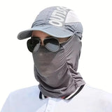 Ozcan Multicolour Cap Mask For Summer | Uv Protection Foldable Scarf Cum Hat | Outdoor Sun Protection Face Cover For Cycling, Ru