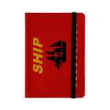 Mooch Ship Cover 120 Gsm Paper Diary | Brown Paper (Khaki) & Coffee Scented | Handcrafted Diary With Elastic Closure | Size A5 (