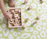 SumBlox Mini (Starter Set) - 38 Mini Math Building Blocks, STEM Solid Wood Educational Numbers. Includes Wooden Box, and 36 All-