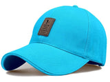 Bynomo Stylish Cotton Adjustable Baseball Cap For Men And Women, Embroidered Unisex Cap For Summers (Sky Blue)