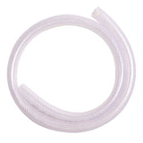 QuQuyi 1-1/4 ID x 1-5/8 OD Soft Braided PVC Tubing, Clear Flexible PVC Tube Vinyl Hose Water Oil Winter antifreeze & Soft for Fo