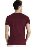 Adro Die With Memories Not With Dreams Mens Printed T-Shirt (S, Maroon)