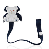 Baby Buddy Pacifier Clip Holder, Newborn Essential with Universal Fit for all Binky and Teether Brands, Ages 4+ Months, Navy, 1