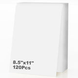 120 Sheets of Cardstock 8.5 x 11, Heavyweight Cover Cardstock Printer Paper 8.5 x 11, 190 gsm Bright White Card Stock Paper for