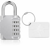 Kanakadhara Small 4Digit Combination Lock With Luggage Tag