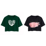 Toplot Tops For Women || Western Tops For Woman Stylish || Crop T-Shirt Western Pack Of 2 (Combo-Top-5256-Olv-Blk-S),Olive-Black,,B0F6NNFFL5