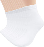 Mukhaksh Boys/Girls/Kids/Unisex Cotton White Ankle Length School Socks (1516 Years) With Multiple Packs