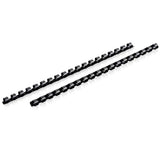 Mead CombBind Binding Spines/Spirals/Coils/Combs, 3/8, 55 Sheet Capacity, Black, 125 Pack (4000132)