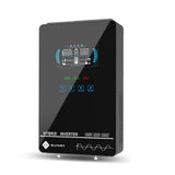 SUMRY Hybrid Solar Inverter, 4000W DC 24V to AC 120V Pure Sine Wave Power Converter, Glass Top Cover with LCD Display, 140A MPPT