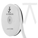 JaoZuyard White Velvet Ribbon 3/8 X 10 Yards Velvet Ribbon White for Gift Wrapping Christmas Valentines Halloween Decoration Cra