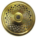 4 RD. Perforated Solid Brass Vase Cap for Lamp Fixtures & Other Crafts