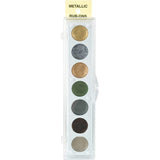 Metallic RubOn Paint Palette 7 ColorsKit #2