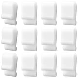 12pcs Dutch Oven Lid Protector Clips, Silicone Cookware Protector Clips Pot Lid Flexible Bumpers Lifter Accessories for Stacking