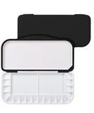 Mr. Pen- Airtight Watercolor Palette with Lid, Black, 18 Wells and 2 Mixing Areas, Empty Watercolor Palette, Paint Pallet with L