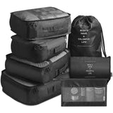 Steshwk 7 Pcs Packing Cubes For Travel, Travel Organizer Bags With Cubes Clothes Storage Bag Luggage Packing Organizers For,Clot