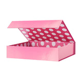GREEN BEAN Gift Box 11x7.8x2.3 Inches, Easter Pink with Lid for Presents, Magnetic Closure Gift Box, Shirt for Clothes (Glossy M