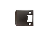 QCAA Solid Brass Extended Lip Strike, 3''X2-1/4, Oil-Rubbed Bronze, 1 Pack, Made in Taiwan