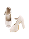 Shoetopia Women'S Heeled Sandal-6 Kids Uk (Keemo-Cream)-Eu39,Cream,6,B0D76SN39P