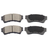 ECCPP D1164-8277 4pcs Front Ceramic Disc Brake Pad Set Fit For Ford For Fusion 2006-2012,For Lincoln MKZ 2007-2012,For Lincoln Z