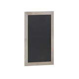 Flash Furniture Canterbury Wall Mount Magnetic Chalkboard Sign with Eraser - Weathered Finish - 20 x 30 - Vertical or Horizontal