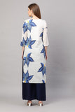 Anni Designer Women'S Cotton Blend Kurta (Kt-Cot-10093_Blue_Light Small),Light Blue,S,Cotton Blend,Regular,kurta