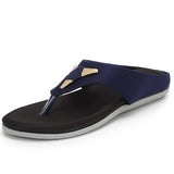 Ortho Joy Fancy Doctor Slipper For Women | Comfortable Stylish Sandals For Women,Navy Blue,3,B0BCX1WXCW