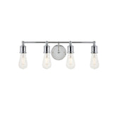Living District Indoor Modern Home Decorative Bright Ceiling Serif 4 Light Chrome Wall Sconce