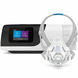 Airsense 11 Autoset Cpap Machine With Built-In Heated Humidifier And Airfit F20 Full Face Mask(Large Size) For Sleep Therapy - C