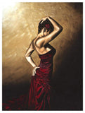Flamenco Woman-Paper Art-38,,X50,,
