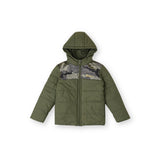 Pepe Jeans Boys A-Line Coat, Olive Green, 12-13 Years