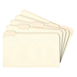Staples 163378 Manila File Folders Legal 5 Tab Assorted Position 100/Box