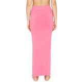 Zivame All Day Seamless Mermaid Saree Shapewear With Removable Drawcord |Shaping Petticoat- Pink Pink M