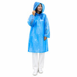 Pure Source India Raincard Disposable Rain Poncho For Adults, Compact Reusable Hooded Raincoat, Fits In Wallet, Folded Size (Col