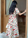 Greciilooks Rayon Fit And Flare Below The Knee One Piece Maxi Bodycon Dresses Midi Dress For Women (Gl-Wd1208_Beige_L)
