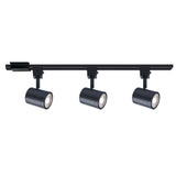 Charge 8010 LED 27W 3 Light Track Kit with Floating Canopy Feed and 4Ft Track with End Caps 5-CCT Selectable Heads Fully Dimmabl