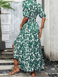 Greciilooks Rayon Fit And Flare Ankle Length One Piece Maxi Bodycon Dresses Midi Dress For Women (Gl-Wd1219_Green Green M