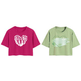 Toplot Tops For Women || Western Tops For Woman Stylish || Crop T-Shirt Western Pack Of 2 (Combo-Top-5256-Pnk-Pst-S),Pink-Pista,,B0F6NNND5S
