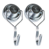 Magnetic Hooks, 1 diameter, 2 Per Pack, 2 Packs
