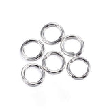 HDSupplies 100 Pieces - 304 Stainless Steel Jump Rings - 4.5mm - 20 Gauge (0.8mm Thickness)