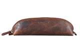 Calfnero Genuine Leather Pen Case Holder