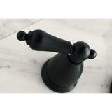 Kingston Brass Ks1020Al Heritage Roman Tub Faucet, Matte Black, 13 X 7.94 X 6.19
