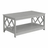 Convenience Concepts Diamond Coffee Table, Gray