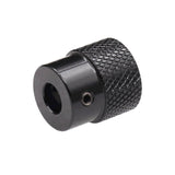 CHANCS Aluminium Alloy Machine Tool Handwheels 20mm OD 5mm Bore Knurled Oxidised Black Handles Knobs for Sliding Table