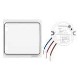 Self-Powered Wireless Light Switch and Receiver Kit, Linptech Remote Control ON/Off for Home LED Plug in Ceiling Lights, Closet