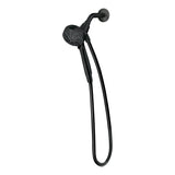 Moen Matte Black Engage Magnetix 3.5Inch SixFunction EcoPerformance Handheld Showerhead with Magnetic Docking System, 26100EP