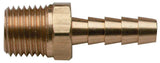 Moeller Brass Fuel Line Hose Barb (1/4 NPT x 3/8) with Male Threads