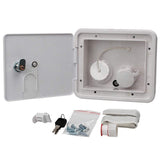 beiyoule Gravity City Water Inlet Fill Dish Hatch Lock for RV Trailer Cars for Most Fresh Water Inlets on RV Motorhomes Caravans