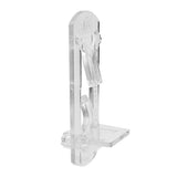 PrimeLine U 9393 Shelf Support Peg, SelfLocking, 5 mm., 5/8 In. Clear 4 Count (1 Pack)