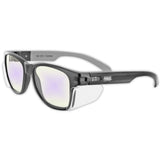 MAGID Y50 Series Performance Anti-Fog Polycarbonate Safety Glasses with Side Shields, 24 Pairs, Blue Blocking Lens, Y50BKAFBLA