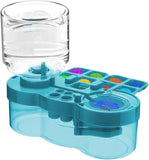 BEHAHAI Paint Brush Cleaner with Paint Tray, 3in1 Water Circulation Rinser Paintbrush Cleaner with Drain & Brush Holder, Water
